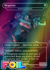 x1 Megatron // Blightsteel Colossus SLD MTG 1079 FOIL MYTHIC 1x picture