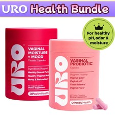 URO Health Bundle: Vaginal Moisture & Mood 60ct + Vaginal Probiotics 60ct picture