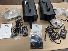 2x American DJ VF Flurry Snow Machine 600W High Output Area Effect Wired Remote picture