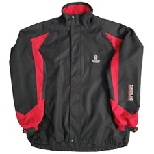 The Duke's St. Andrews Golf Jacket Medium Scotland Sunderland Black Red Zip Up picture
