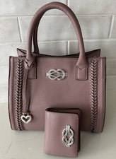 Brighton Interlok Flemming Harmony Tote & Wallet NWT~French Mauve~ Fall Neutral picture