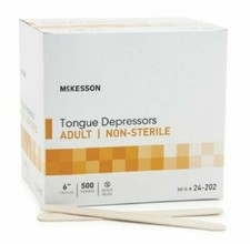 Tongue Depressor McKesson 6 L Inch Case of 5000 - Bulk Deal -  NEW picture