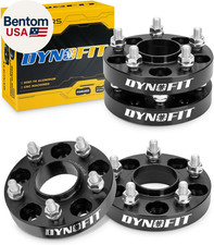 1 Inch 5x4.5 Hubcentric Wheel Spacers 5x114.3 64.1mm Bore M12x1.5 Set picture