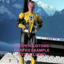 Sinestro Mafex CT custom Unpainted 1/12 kit Loopercustoms 3d Parts Only picture