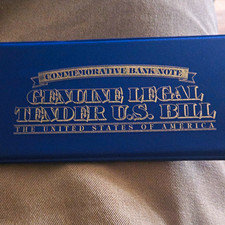 Commemorative Genuine Legal Tender $2 Bill Founding Fathers w/ COA picture