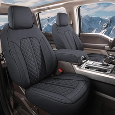 Truckiipa Custom for Dodge Ram 1500 Leather Seat Covers Full Set Waterproof T... picture
