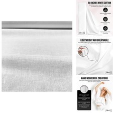 FabricLA 100% Cotton Lawn Lining Fabric 60
