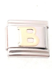 Authentic Zoppini  Flat 18k Gold Letter 