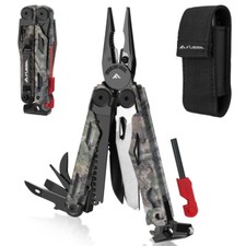 FLISSA Multitool 18 in 1 Camo Multitool Plier Fire Starter Breaker Whistler Gear picture