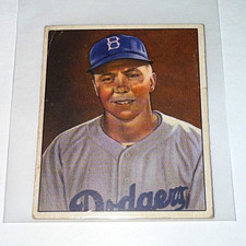 Bowman 1950 #21 Harold Reese Brooklyn Dodgers Vintage Baseball Card Base Set picture