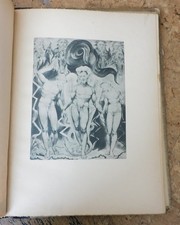 Drawings by William Blake 1925 Ltd 1st Ed 27 HC Paradise Lost Comus & The Bible picture