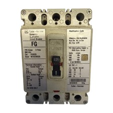 Cutler-Hammer FG3225 225A 3-Pole 600V Generator Application Circuit Breaker picture