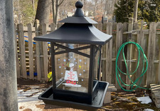 Handmade Beautiful Hanging  Durable  Plastic Gazebo Bird Feeder picture