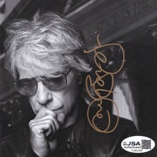 Jon Bon Jovi signed only CD cover JSA COA picture