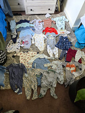 0-3 month Baby Boy 69 Peices Clothing Lot For Fall/winter picture