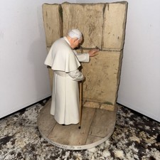 *RARE DANBURY MINT POPE JOHN PAUL II PRAY FOR PEACE STATUE picture