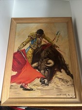 J. Reus Bullfighting Picture 18x24 (21x26.5