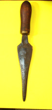 Antique Primitive Spearhead Weapon Knife Dagger Metal Hand Forged Marked SB picture