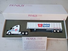VINTAGE PENJOY DIECAST WEST SIDE TRANSPORT CEDAR RAPIDS FREIGHTLINER MODEL TRUCK picture