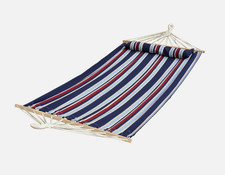 Bliss Hammocks Caribbean Hammock with Pillow and Hardware, 48in Wide, Patriot picture