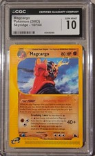 CGC 10 GEM MINT Magcargo 18/144 Skyridge 2003  VINTAGE picture