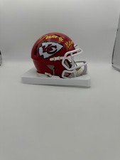Dante Hall Signed COA Holo Kansas City Chiefs mini helmet Xfactor picture