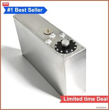 Aluminum Fuel Cell Gas Tank 15 Gallon 56L 0-90 Ohm Fuel Sender Dual Vent 8AN picture