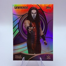 Talla Tonga 2026 Topps Universe WWE #110 SmackDown Rookie Card picture