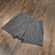 Lululemon Pace Breaker Shorts 5” Grey Linerless Running Workout Size Medium picture