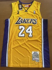 2009 FINALS Mitchell & Ness NBA Los Angeles Lakers Kobe Bryant #24 Jersey Mens L picture