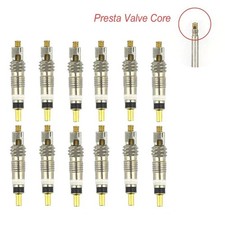 PRESTA VALVE CORES Replacement Bicycle Mountain Bike Mtb Road CX Cycles Tubeless picture