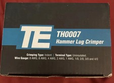 Temco TH0007 Hammer Lug Crimper Tool picture