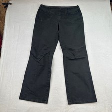 KÜHL Kuhl Wmn 14 Black Utility Pants double knee Cargo Hiking Outdoor Trousers picture