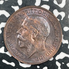1919 Great Britain 1 Penny Lot#N1503 High Grade Beautiful picture