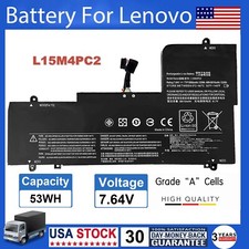 ✅L15M4PC2 L15L4PC2 Battery for Lenovo Yoga 710-14IKB 710-14ISK 710-15IKB 15ISK picture