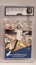 2005 Topps Youth Football #10 Ben Roethlisberger GEM MINT 10  picture