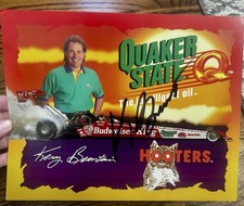 Kenny Bernstein Signed 8x10 NHRA Top Fuel Photo Budweiser King Quaker Autograph picture
