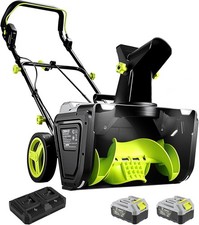 DEKOPRO 40V 20-Inch Cordless Snow Thrower, Electric Snow Removal 2x4.0Ah picture