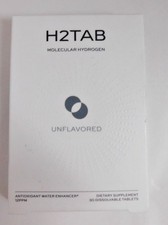 H2Tab Molecular Hydrogen Tablets with Magnesium Unflavored 30 Tablets 2028 picture