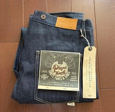 PHIGVEL Rigid Denim Model 301 M(34) Dark Straight Jeans From Japan picture