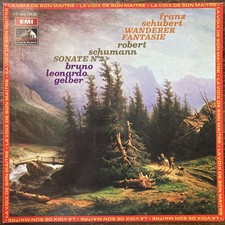 Bruno Leonardo Gelber  Schubert Wanderer Fantasy  Schumann: Sonata No.2 EMI LP picture