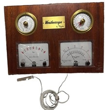 Vtg MCM Taylor Weather Scope Station Panel Untested picture