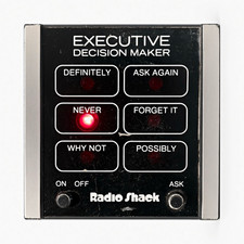 Radio Shack Executive Decision Maker Vintage Electronic Desk Toy MPN 60-1003 picture