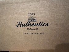 2025 Leaf Metal Authentics Volume 2 Factory Sealed 10 Box Hobby Case picture