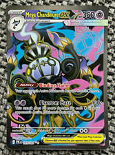 Pokemon TCG Mega Chandelure EX 099/084 Phantom Maze Ultra Rare Holo Mega 350 HP picture