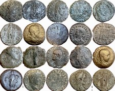 10 Ancient Greek And Roman Coins 500BC-500AD picture