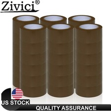 36 Rolls Premium Brown Carton Box Sealing Packing Tape 2 Mil Thick 2