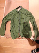 Relwen Men’s Sailcloth Tanker Jacket XL Full Zip Snap Front Stand-Up Collar picture