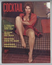 Cocktail V3#3 June Palmer 1963 Elmer Batters 80pgs Vintage Pinup Magazine M38789 picture