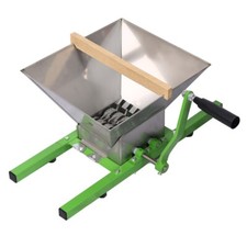 Fruit Crusher Antique Grape Wine Vintage Grinder Roller Portable 7L Scratter picture